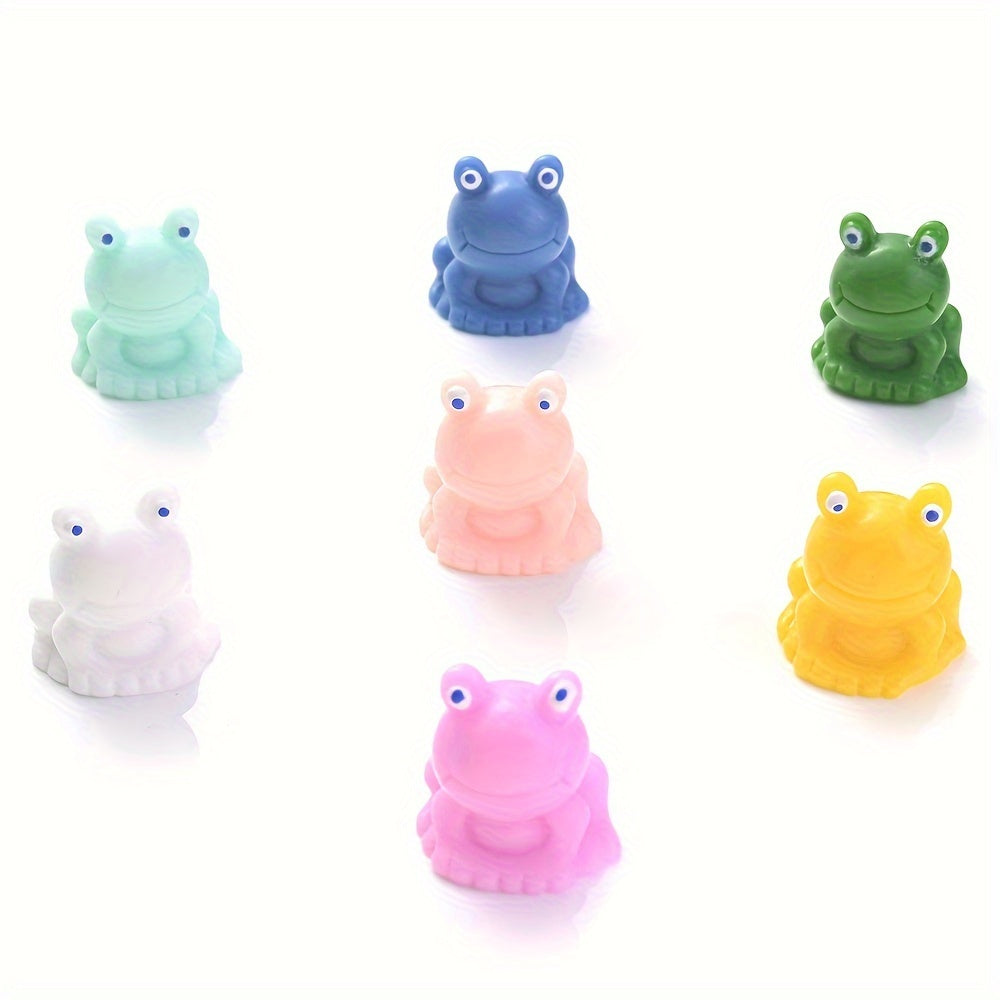 10pcs 16x17mm Cute Frog Resin Beads