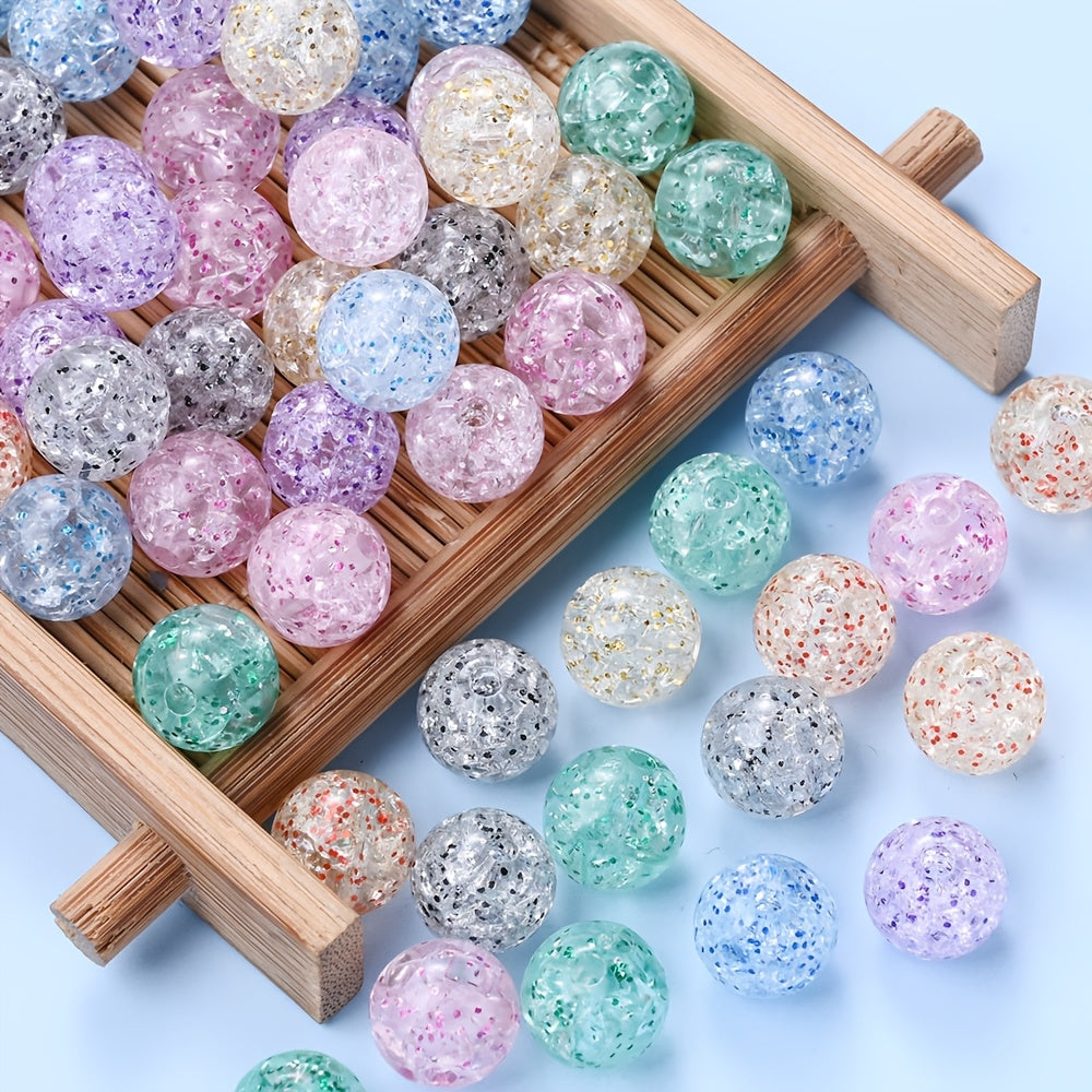 6x14mm Vibrant Acrylic Chinese-Style Bamboo Round Cylinder Beads
