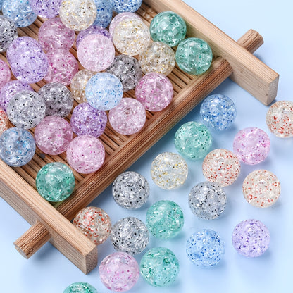 6x14mm Vibrant Acrylic Chinese-Style Bamboo Round Cylinder Beads