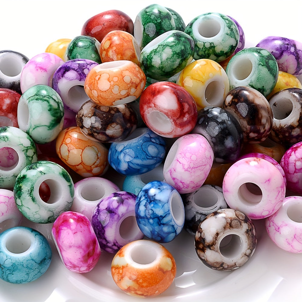 6x12mm Colorful Silicone Lentil Abacus Beads