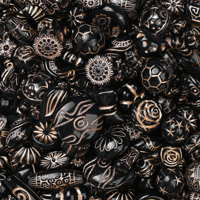 30g/bag 8-30mm Bohemian Style Acrylic Shape Beads