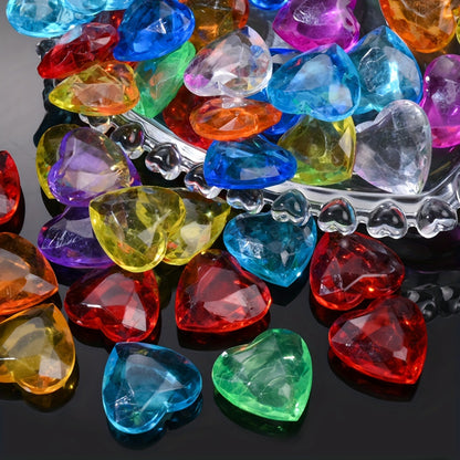Colorful Five Petal Flower Acrylic Spacer Beads