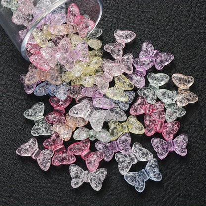 Rice Shape CCB Plastic Spacer Beads