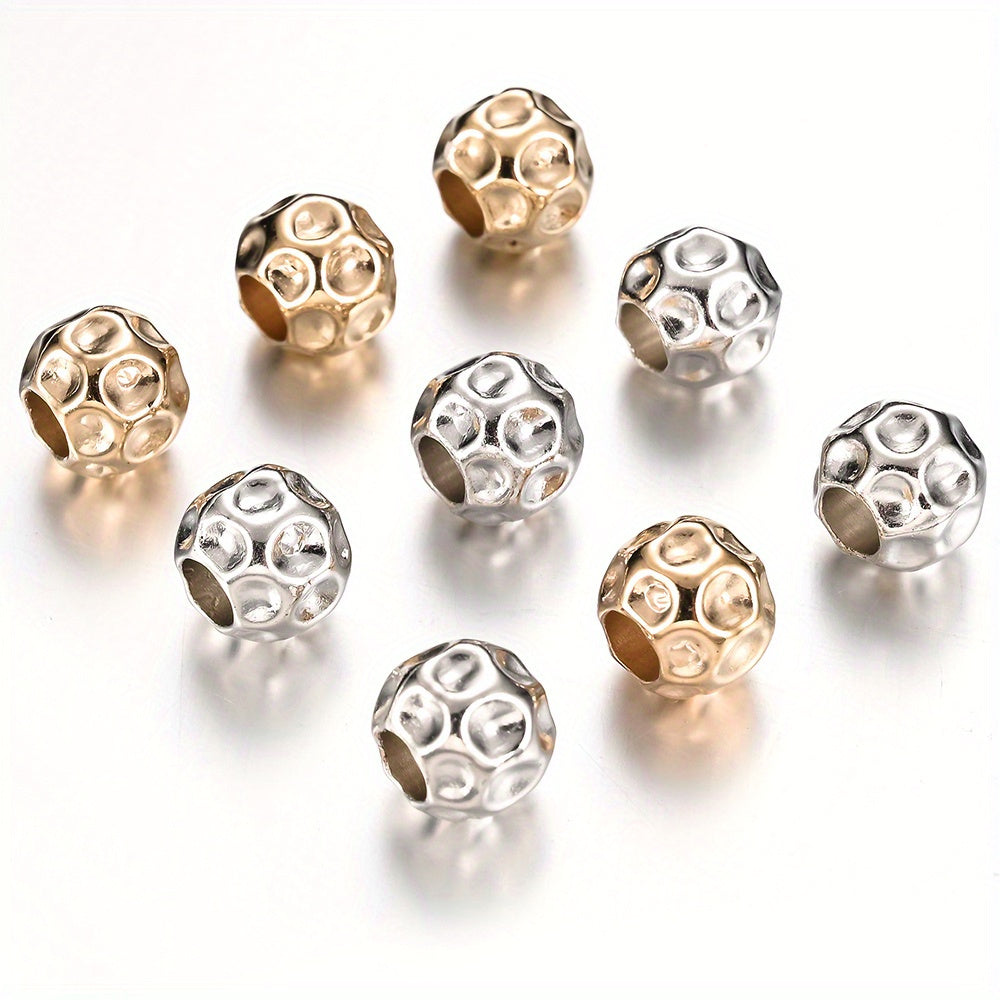 CCB Plastic Round Big Hole Beads