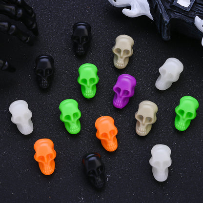 Halloween Plastic Skull Beads
