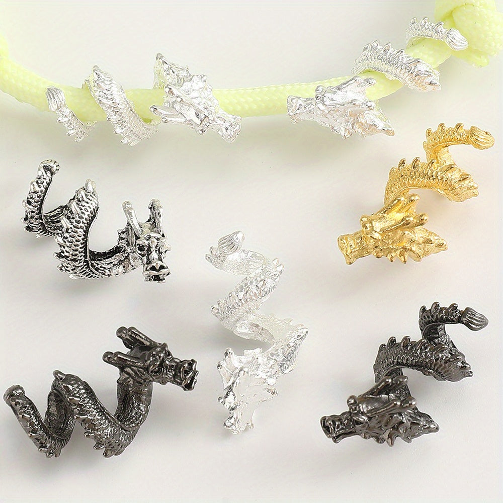 14x26mm Spiral Dragon Alloy Spacer Beads
