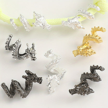 14x26mm Spiral Dragon Alloy Spacer Beads