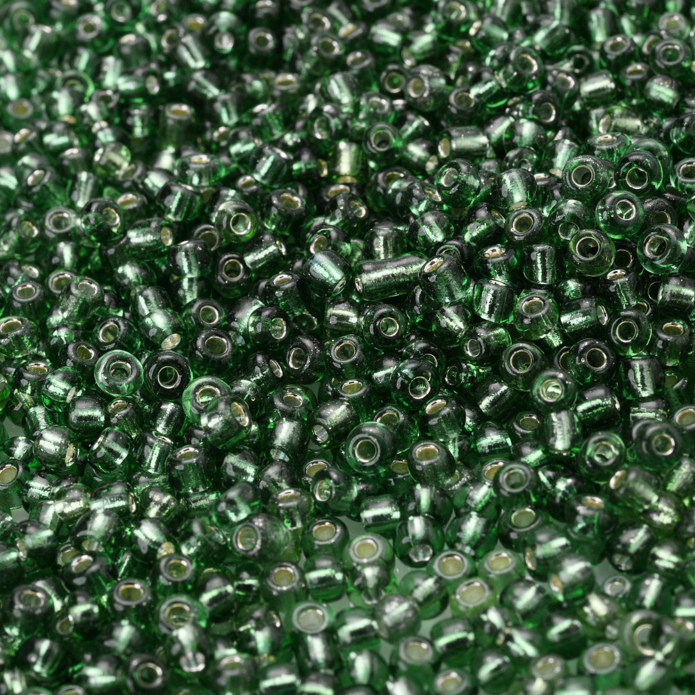 1000pcs 3mm Green Seed Beads