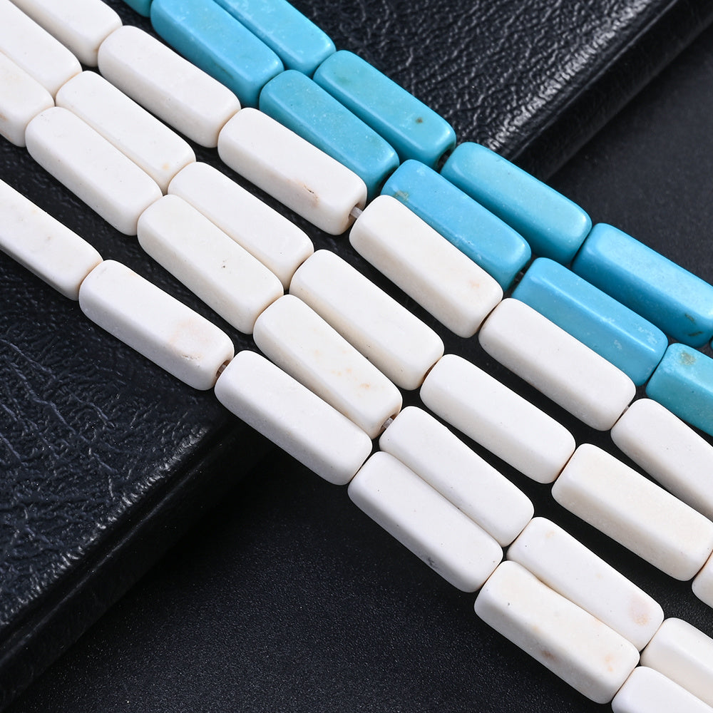 13x4mm Turquoise Rectangular Beads
