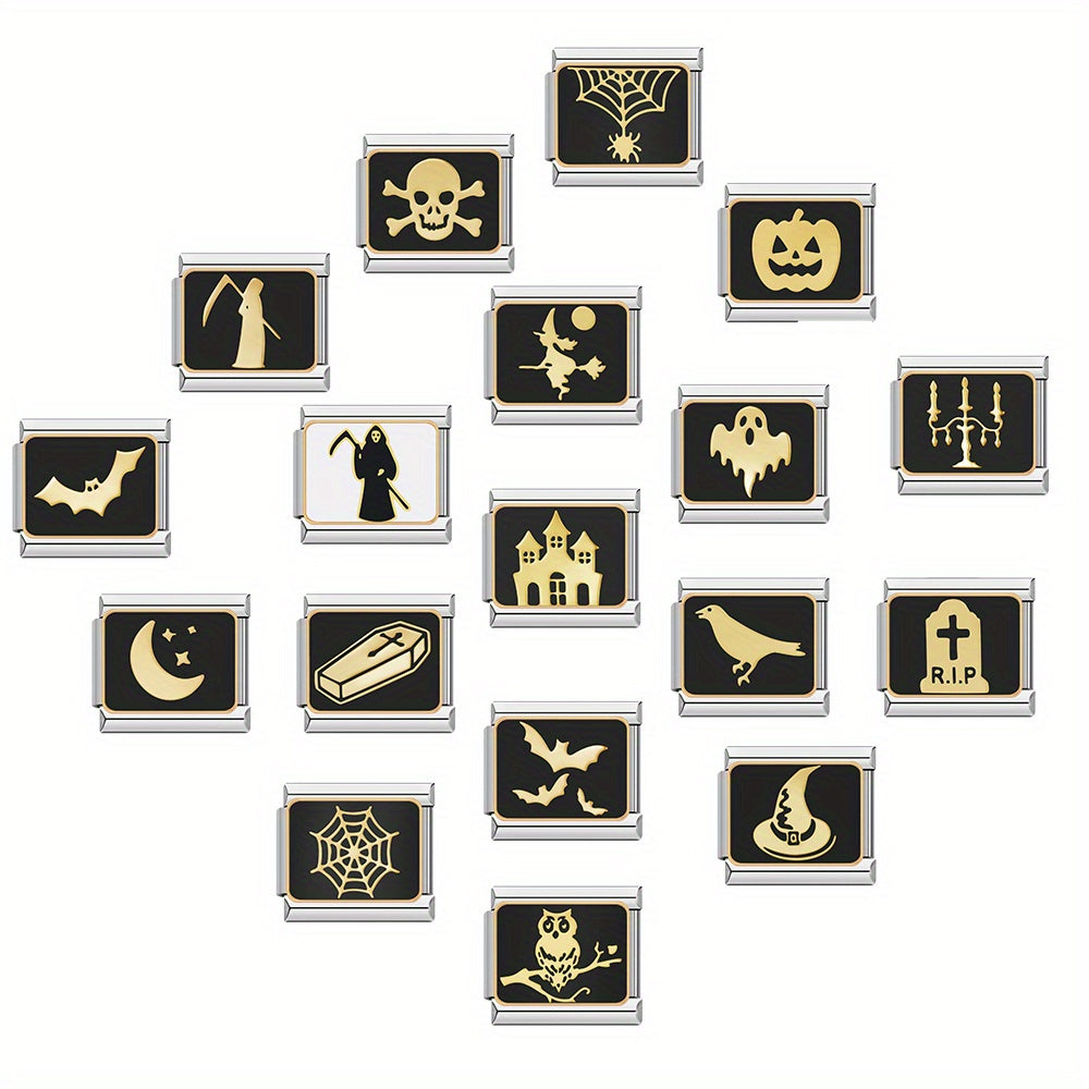 Halloween Themed Alloy Beads
