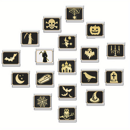 Halloween Themed Alloy Beads