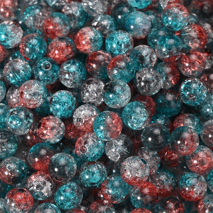 6x7mm CCB Heart Transverse Hole Spacer Beads