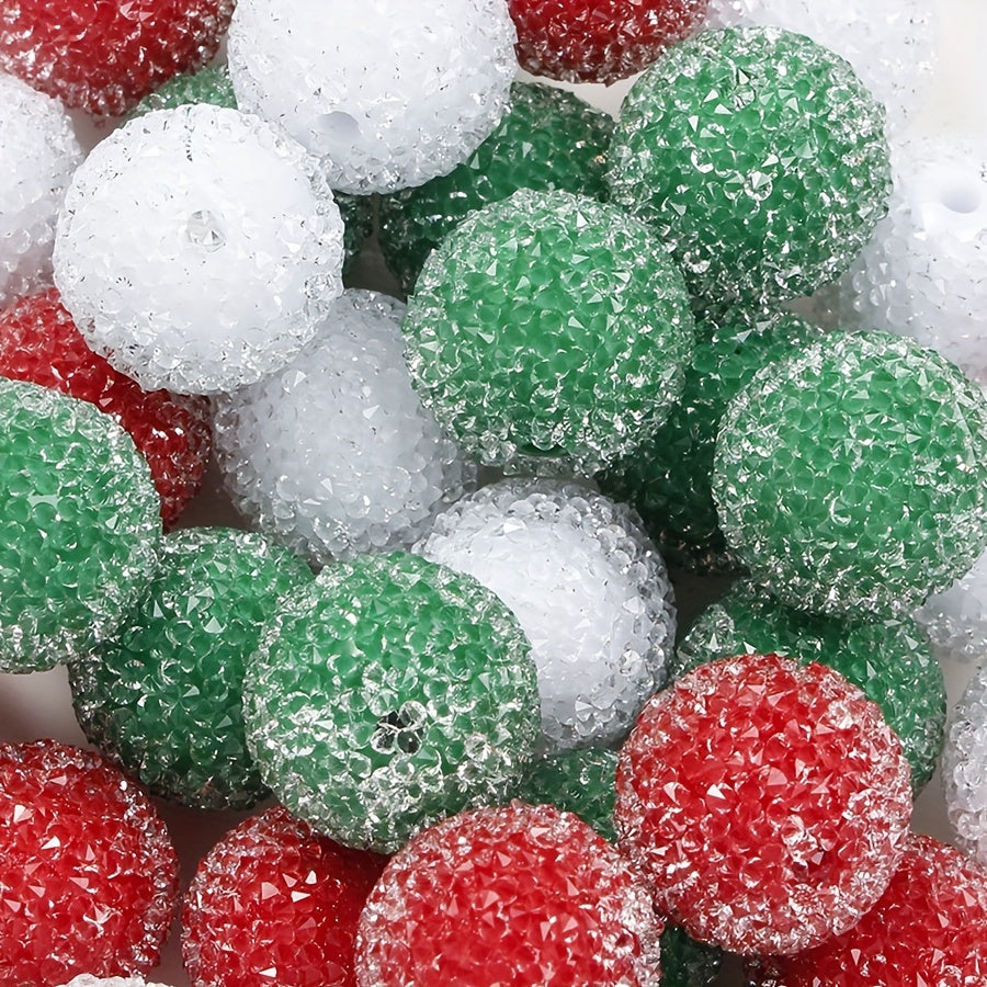 15mm 5-Color Mix Round Silicone Beads