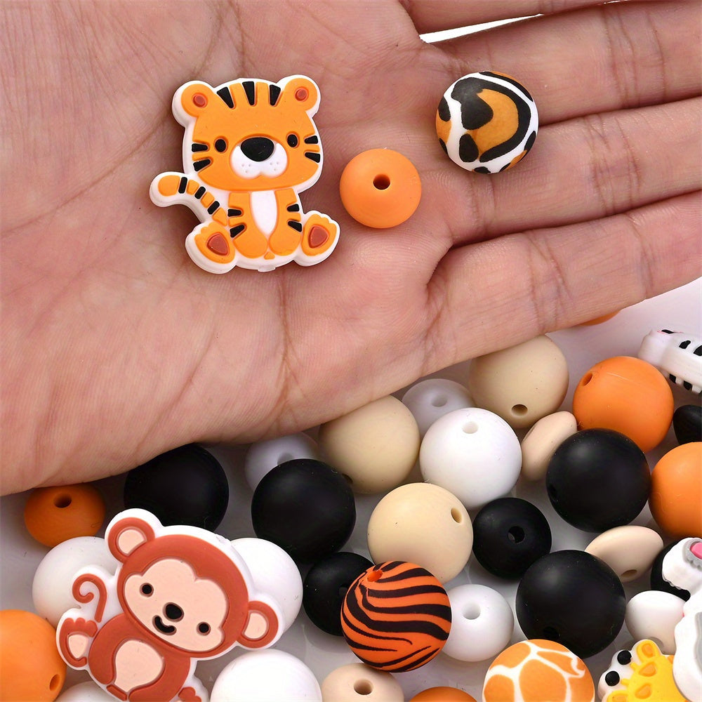 Natural Rose Tiger Eye Round Spacer Beads