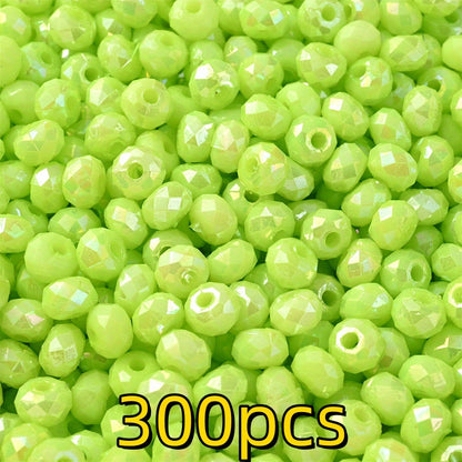 Gradient Shiny Mushroom Flatback Beads