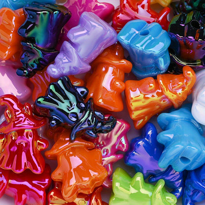17x24mm Halloween Ghost Acrylic Beads