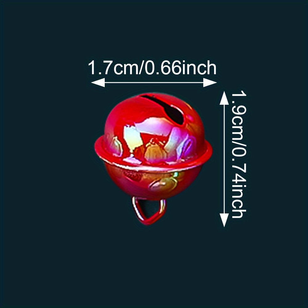 17x19mm Christmas Iron Jingle Bell Beads
