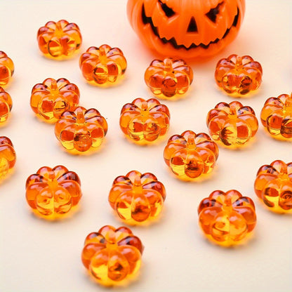 23×23mm Halloween Pumpkin Plastic Beads
