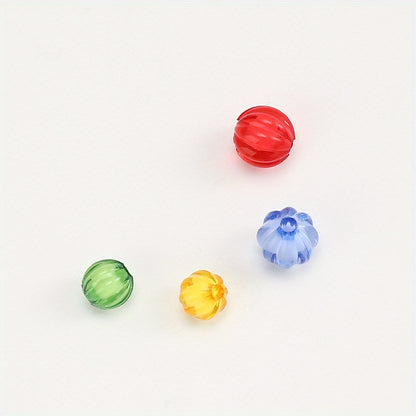 8/10mm Acrylic Pumpkin Beads