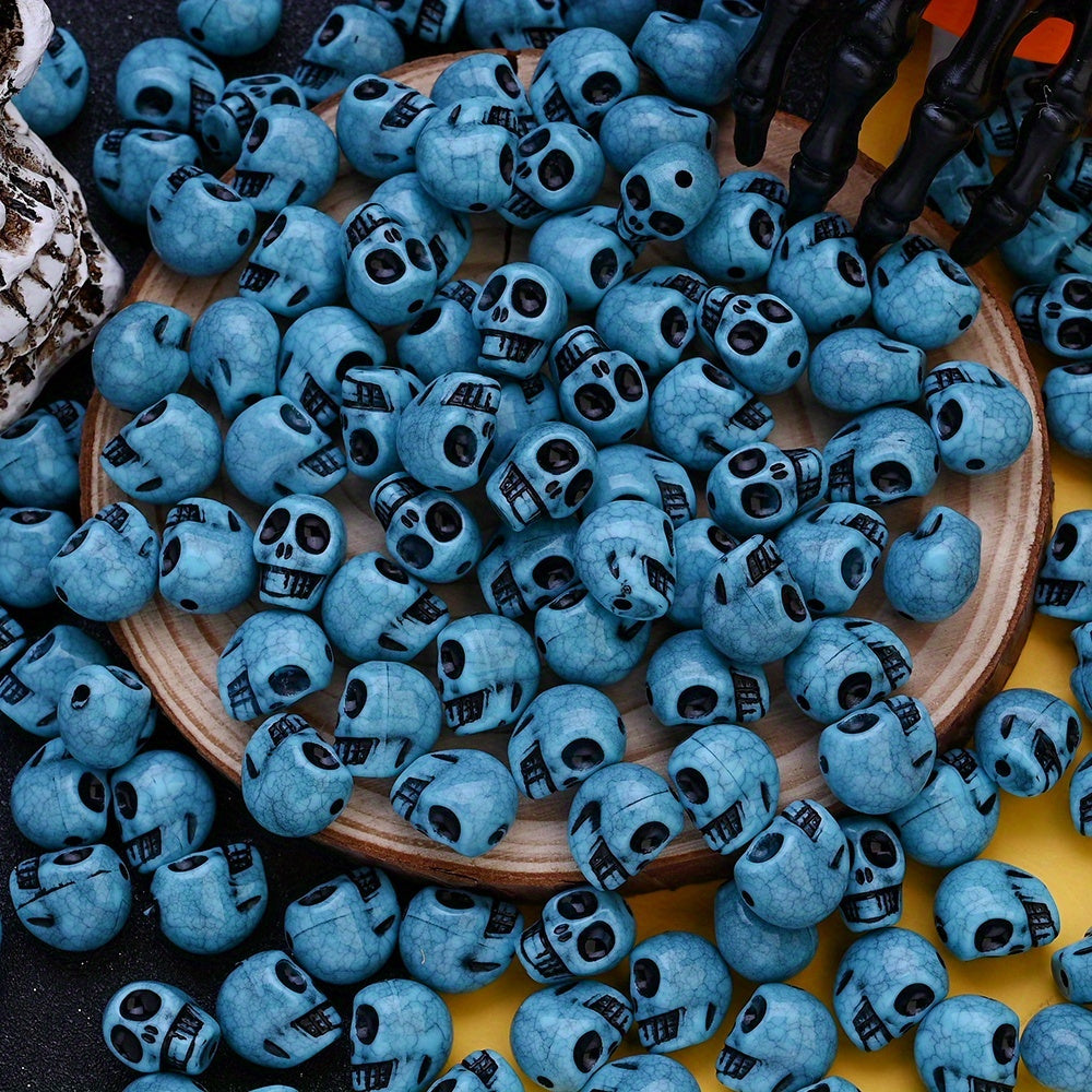11x13mm Halloween Skull Acrylic Beads
