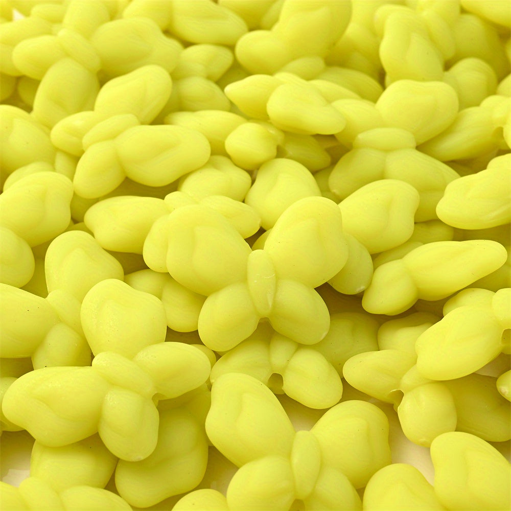 Colorful Five-Pointed Star Acrylic Spacer Beads