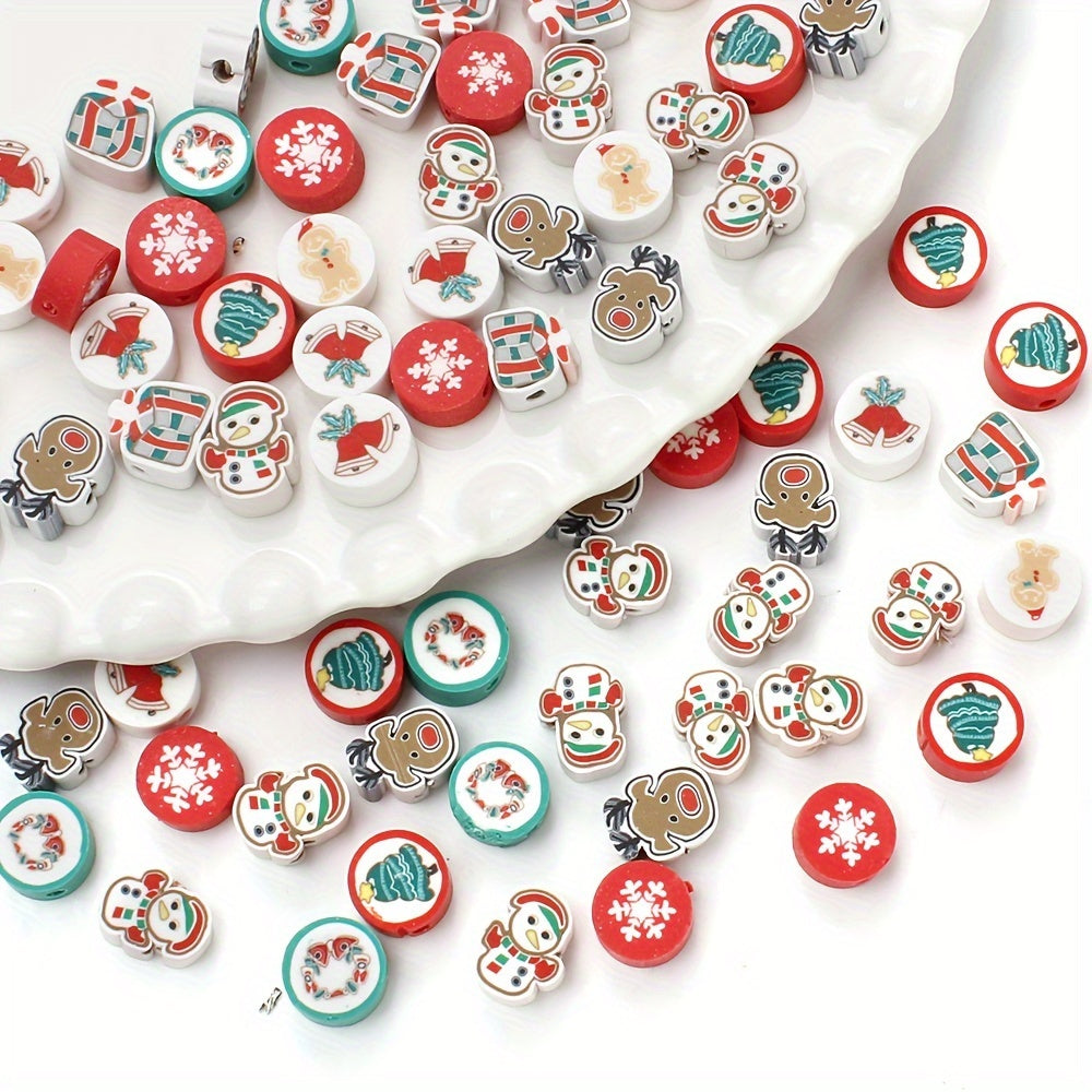 Colorful Double Color Inside Gummy Bear Acrylic Beads Set