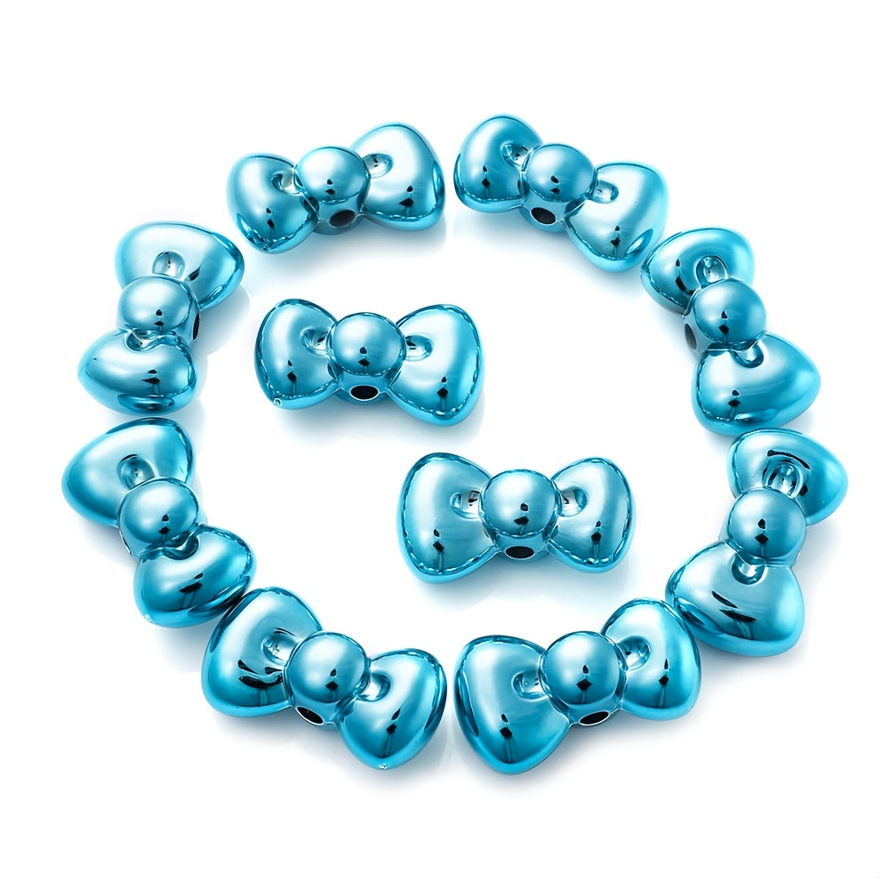 15x26mm Christmas Bowknot Spacer Beads