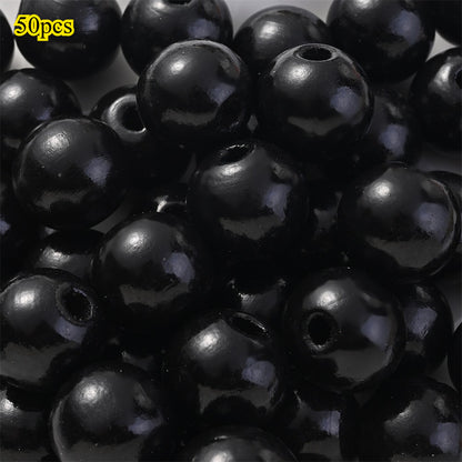 Dog-Themed Wooden Beads