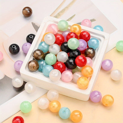 16mm Fine Flash Acrylic Round Beads