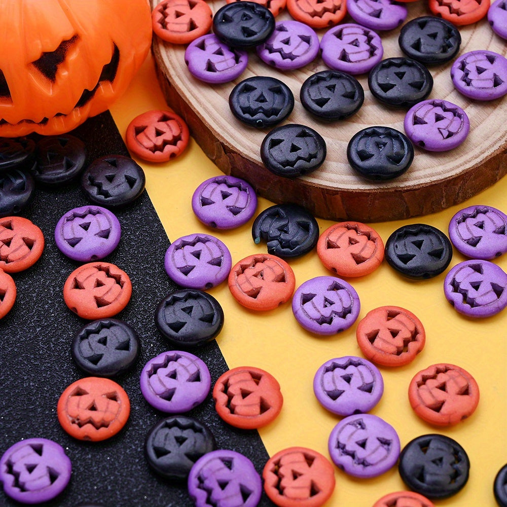 Halloween Pumpkin Stone Beads