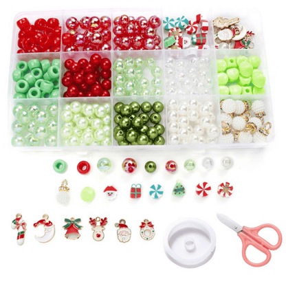 15-Grid Christmas DIY Jewelry Making Kit