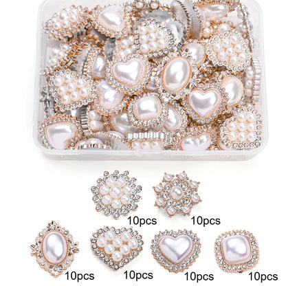 Pearl Rhinestone Decorative Embellishments