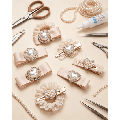 Pearl Rhinestone Decorative Embellishments