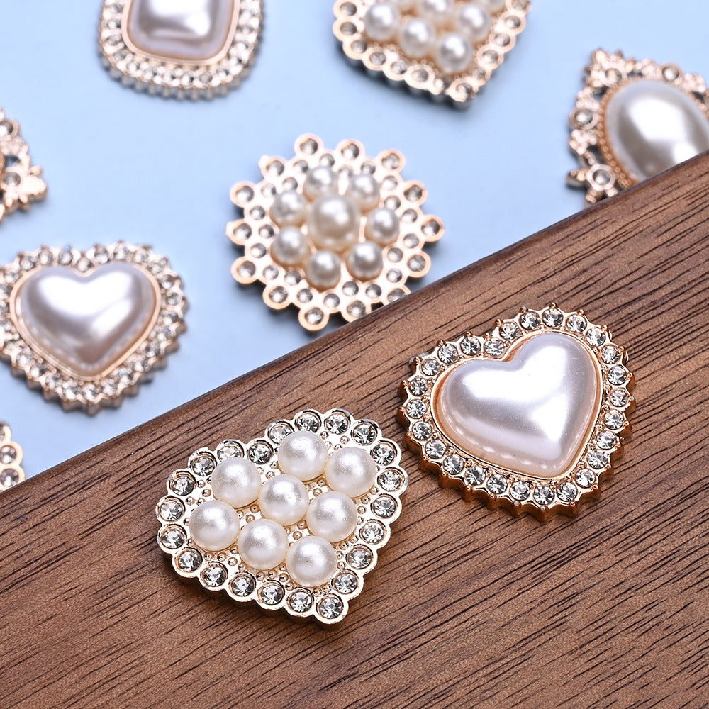 Pearl Rhinestone Decorative Embellishments